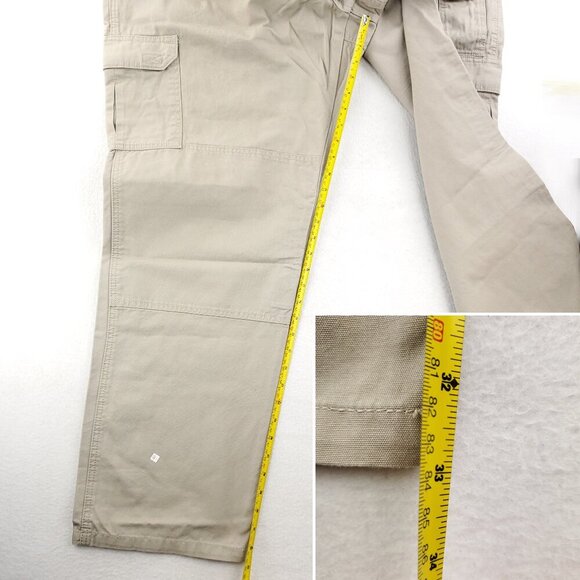 5.11 Tactical Series Cargo Pants Canvas Khaki 74251 Men's "44x32" Real 42x33 NWT - Picture 7 of 12
